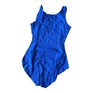 Capezio blue bodysuit ballet dance size medium